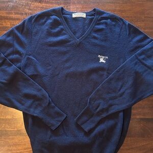 Vintage Burberrys Lambswool Sweater • Made in Scotland • Size 42
